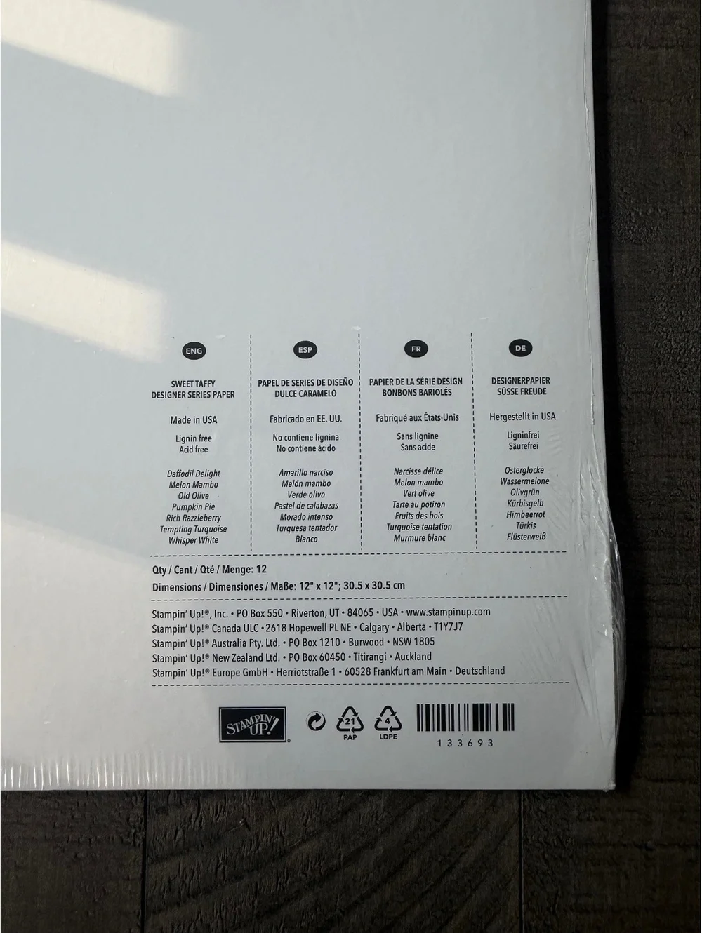 Stampin Up! brand new
